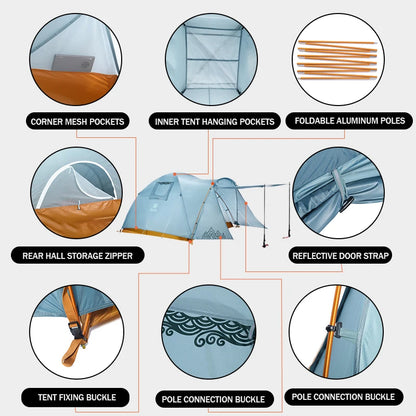 THE STAR NIGHT III Tent Ultralight 3-4 Person