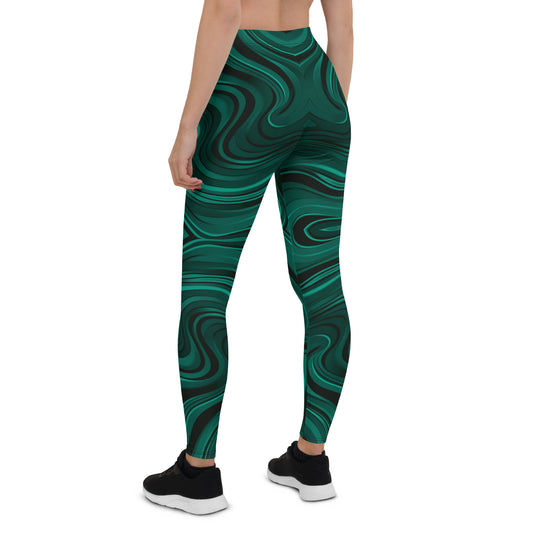 Mint Swirl Leggings