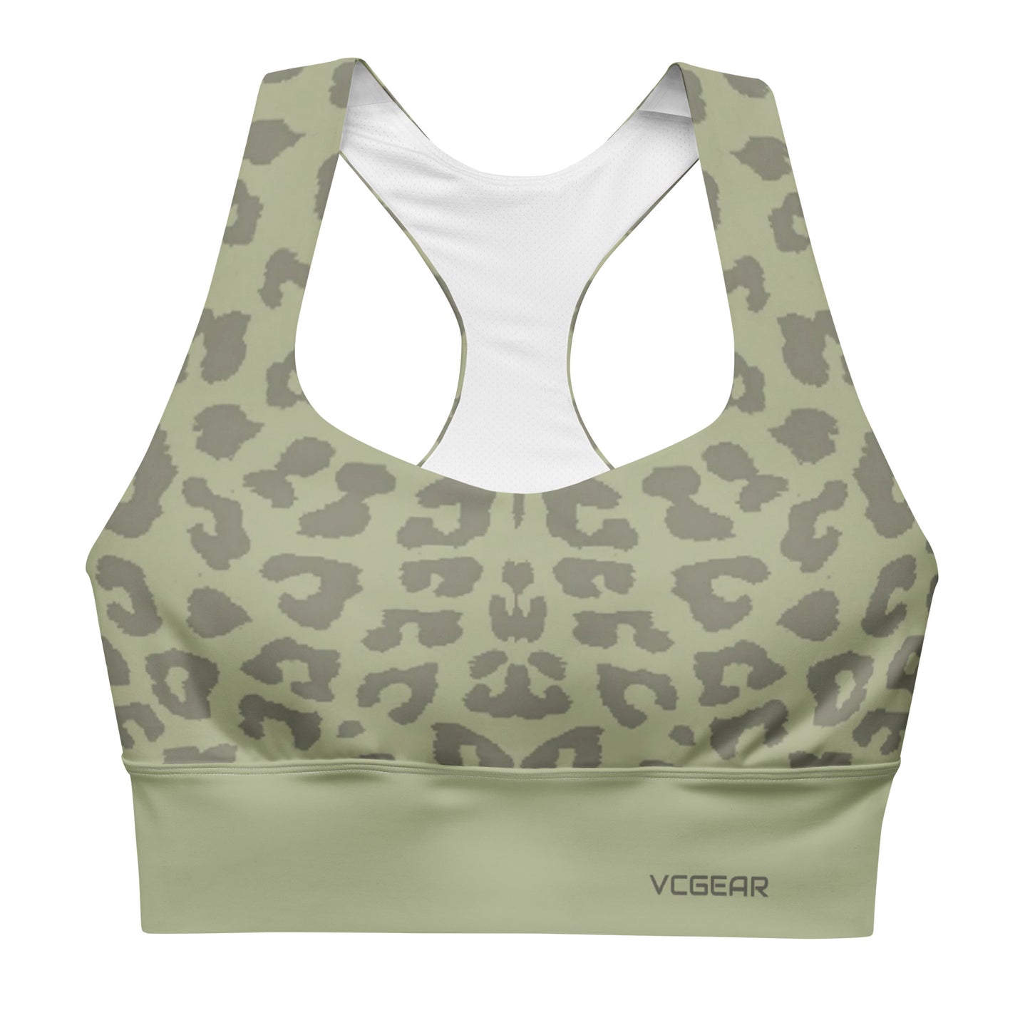 Mint Cheetah Sports Bra