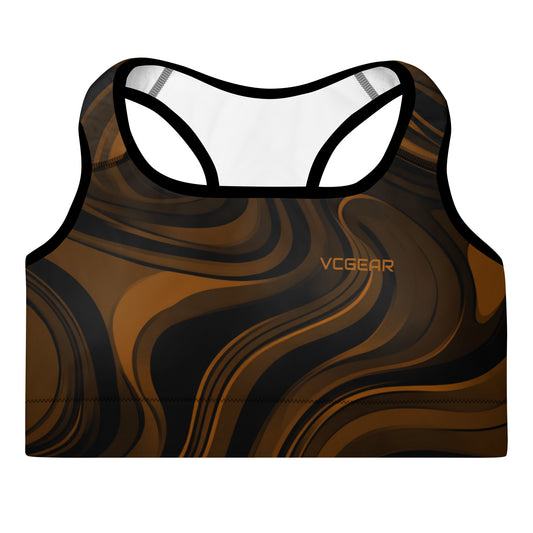 Chocolate Swirl Sports Bra