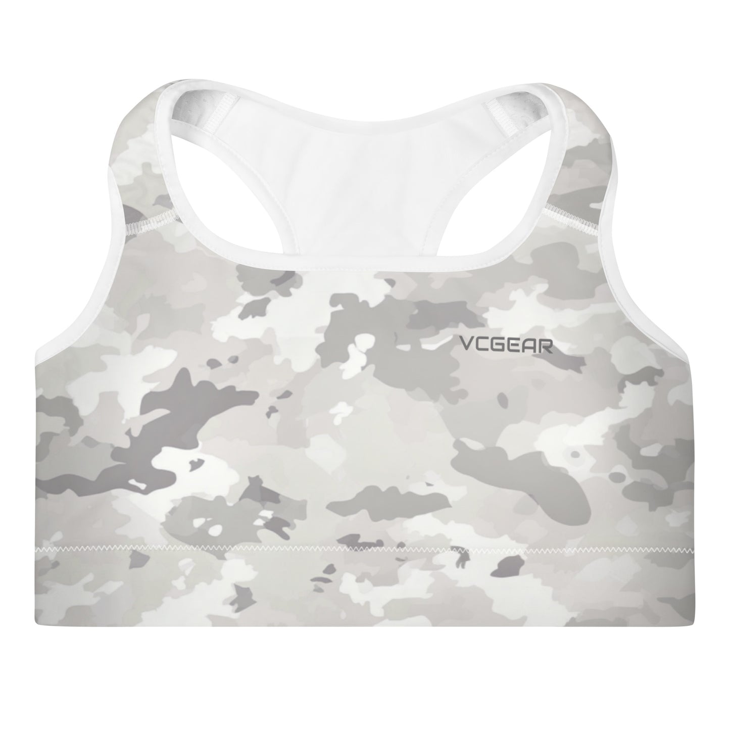 Grey Camo Sports Bra