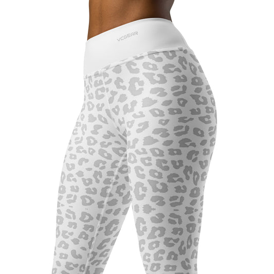 White Cheetah Leggings