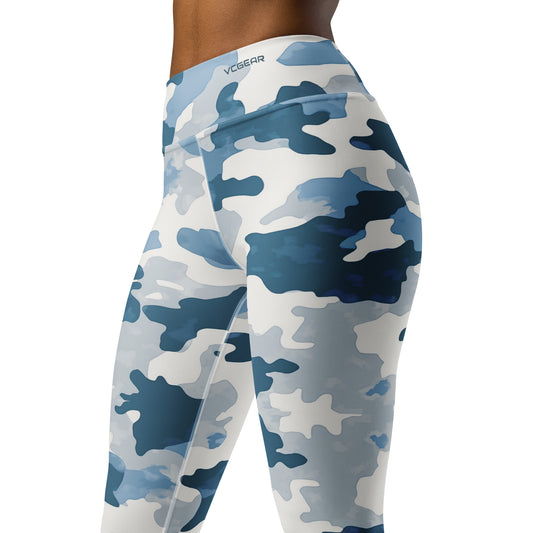 Blue Camo Leggings