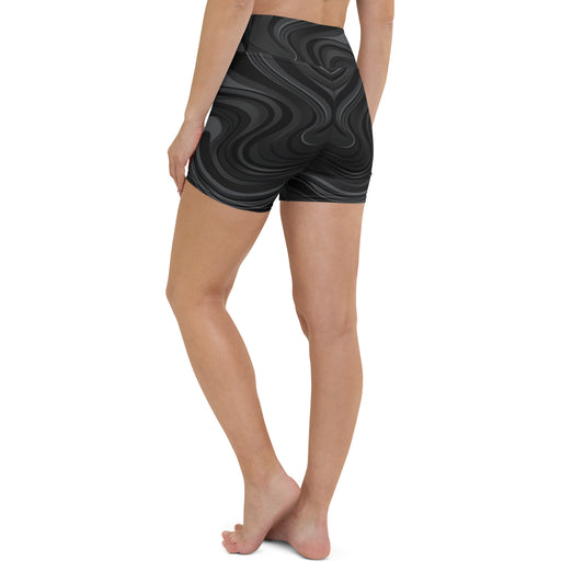 Black Chocolate Swirl Shorts