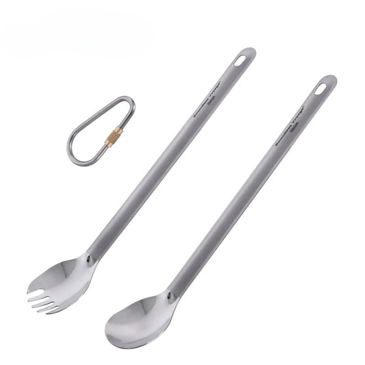 Boundless Voyage Titanium Long Handled Spoon Spork