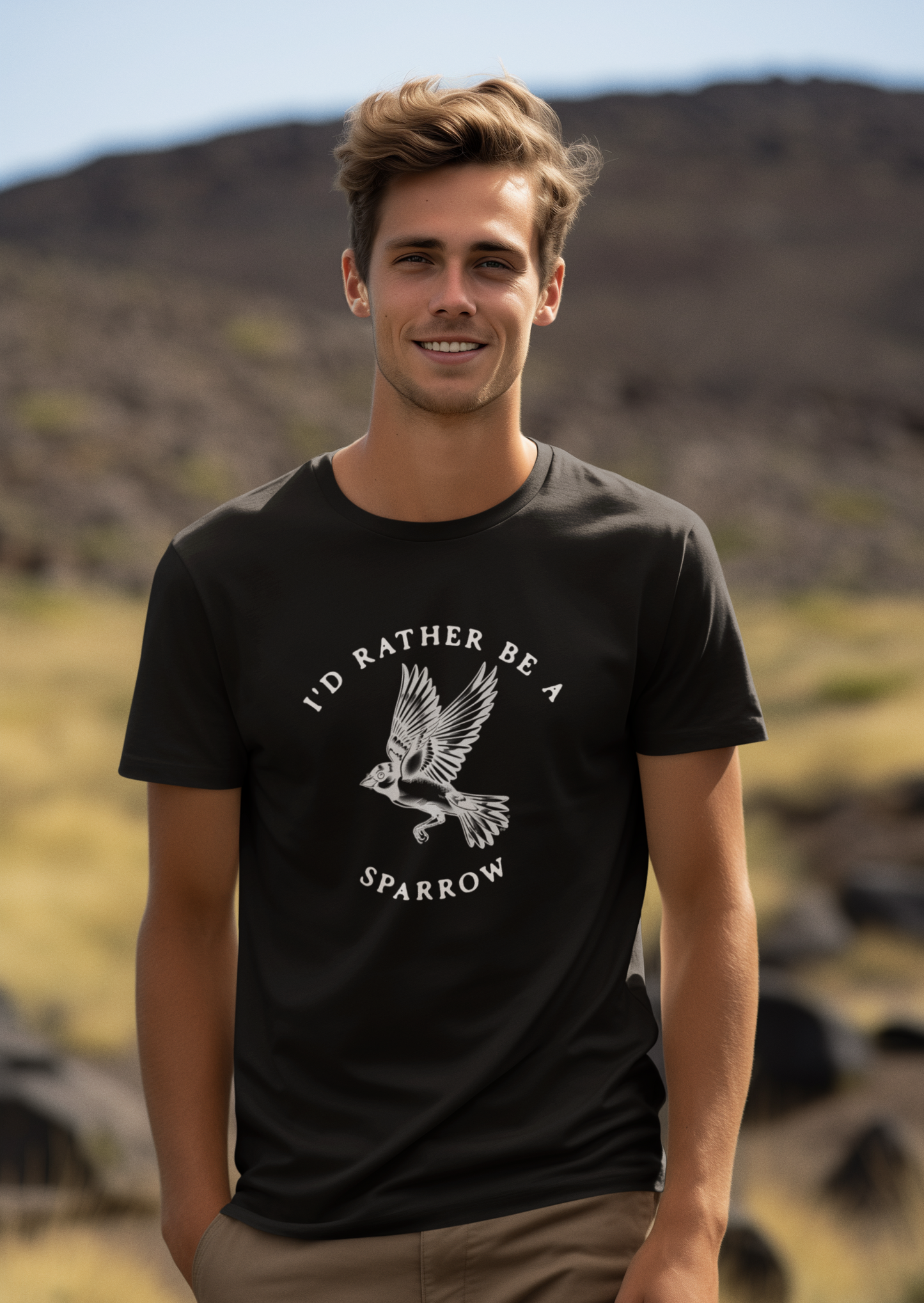 MENS SPARROW TEE BLACK